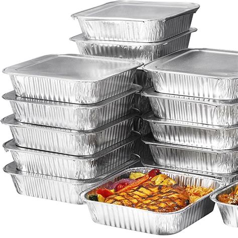 deep fabricated aluminum pan|deep disposable aluminum pan.